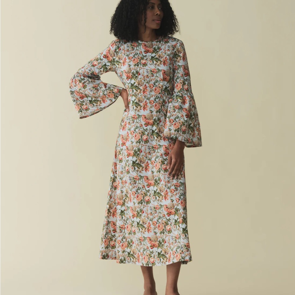 NWT DOEN small Current season NOISETTE DRESS -- CALICO GARDEN